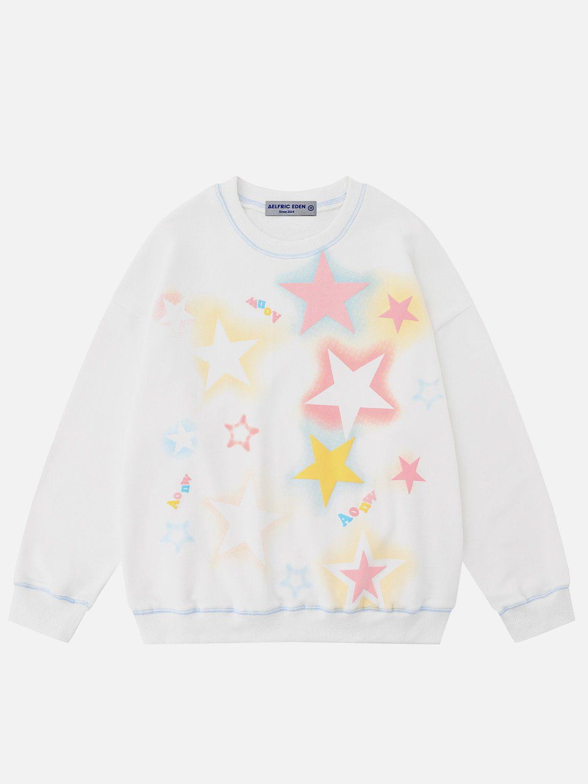 Aelfric Eden Star Print Sweatshirt Product Image