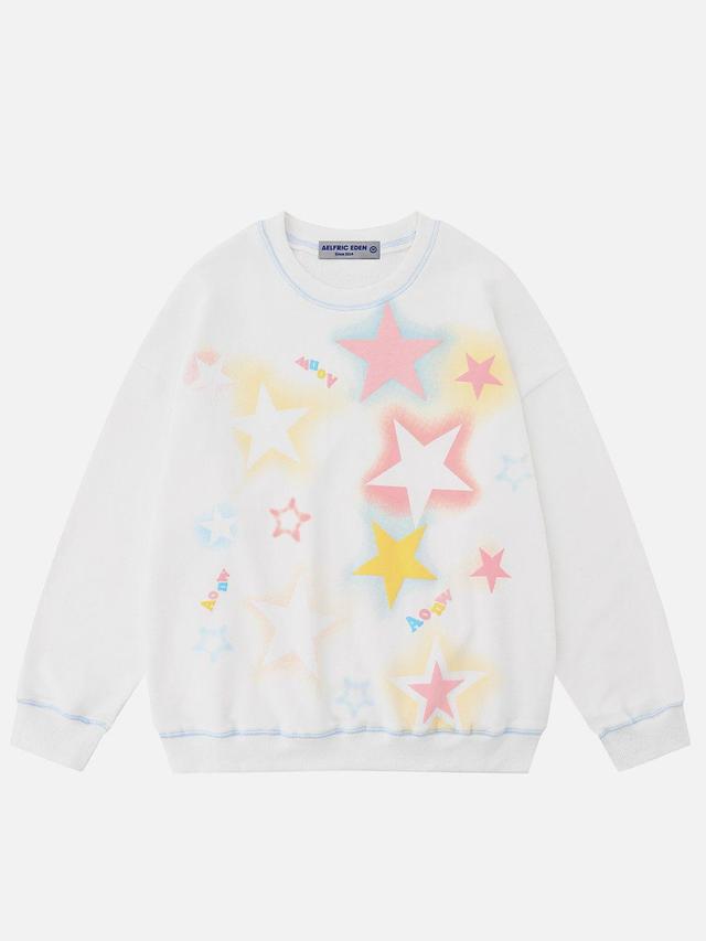 Aelfric Eden Star Print Sweatshirt Product Image