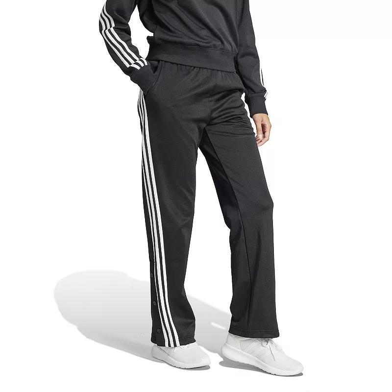 adidas Iconic Wrapping 3-Stripes Snap Track Pants Off White L Womens Product Image