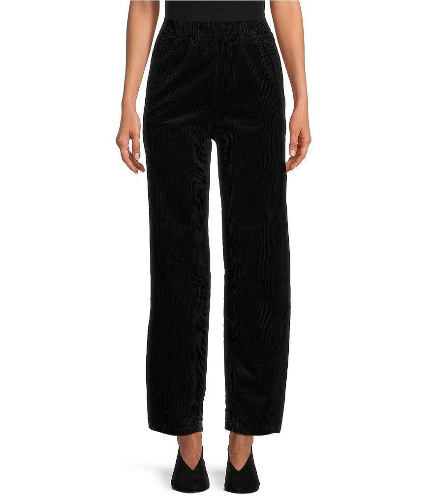 Eileen Fisher Organic Cotton Pocketed Pull-On Lantern Ankle Pants Product Image