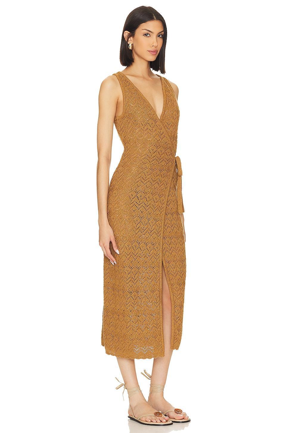 x REVOLVE Tressa Wrap Midi Knit Dress House of Harlow 1960 Product Image