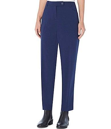 Womens Jones New York Duke Zip Front Slim Leg Bi Stretch Pants Product Image