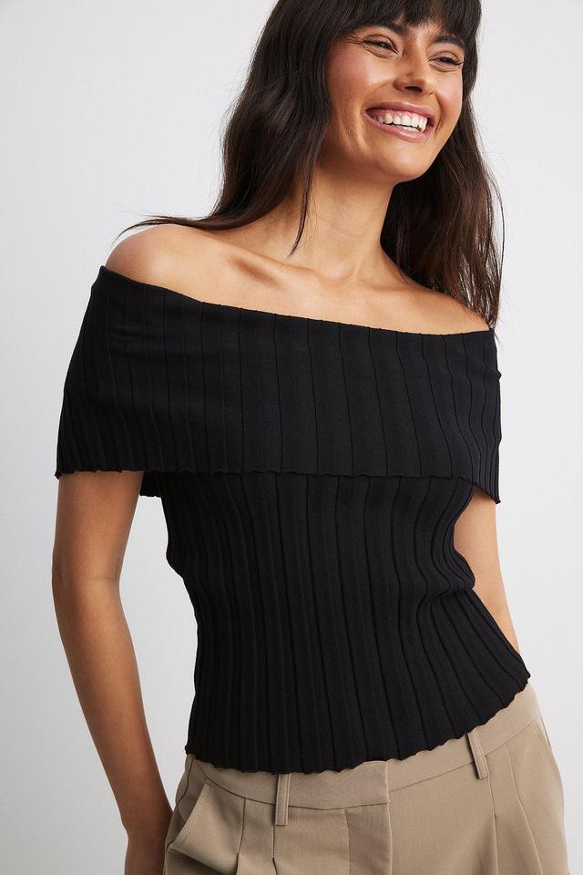 Offshoulder Knitted Top Product Image