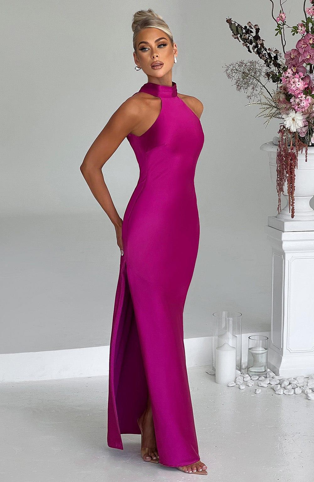 Etta Maxi Dress - Hot Pink Product Image