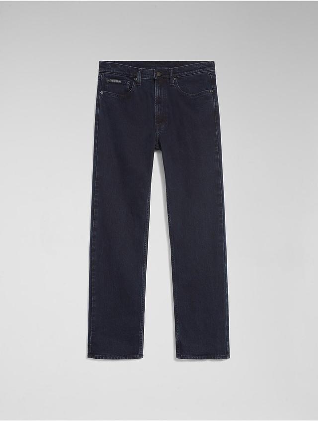 Calvin Klein Mens Standard Straight Jean - Blue - 33W x 34L Product Image