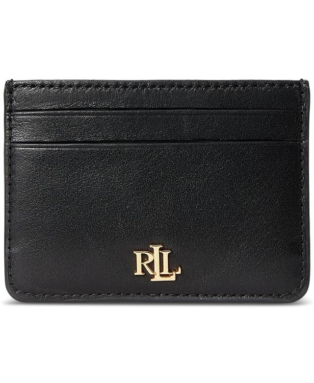 Womens Full-Grain Leather Small Slim Card Case Product Image