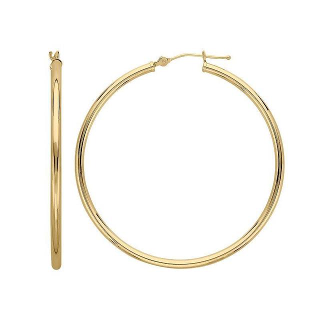 Everlasting Gold 14k Gold Hoop Earrings, Womens Product Image