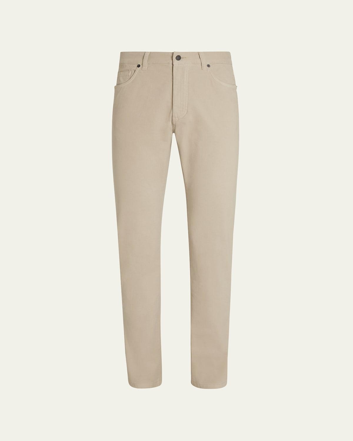 ZEGNA City Fit Stretch Cotton Pants Product Image