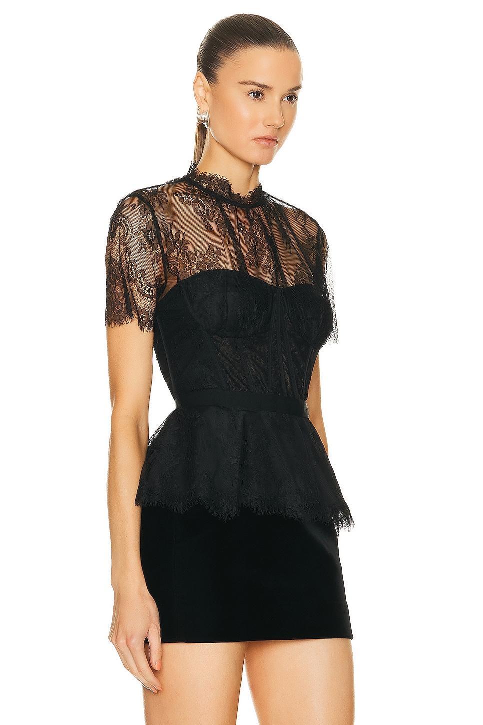 SIMKHAI Lace Bustier Top Product Image