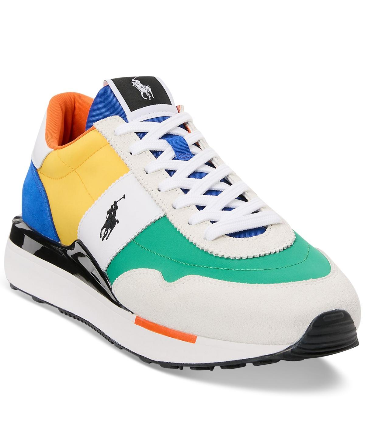 Polo Ralph Lauren Mens Train 89 Lace-Up Sneakers Product Image