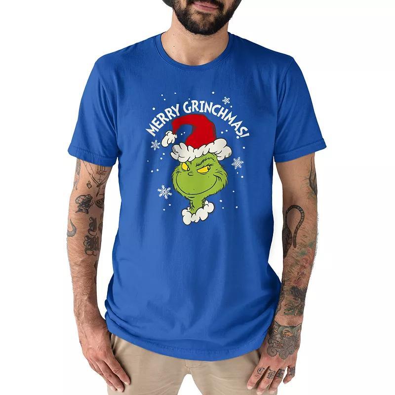 Mens Dr. Seuss The Grinch Grinchmas Tee Heather Grey Product Image