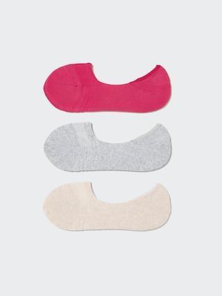 Womens Footsies 3P (Pile) Asean with Deodorizing Pink US W 7.5-10 UNIQLO US Product Image