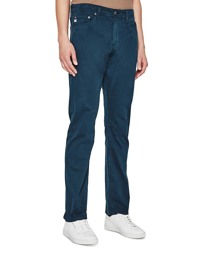 AG Everett Sueded Stretch Sateen Straight Fit Pants Product Image