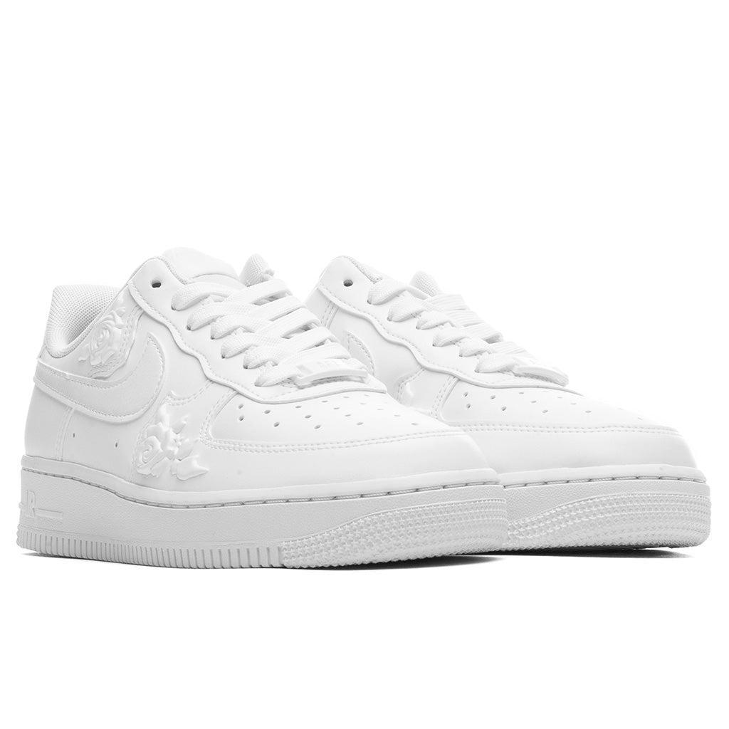 Women's Air Force 1 '07 'White Roses' - Triple White Female Product Image