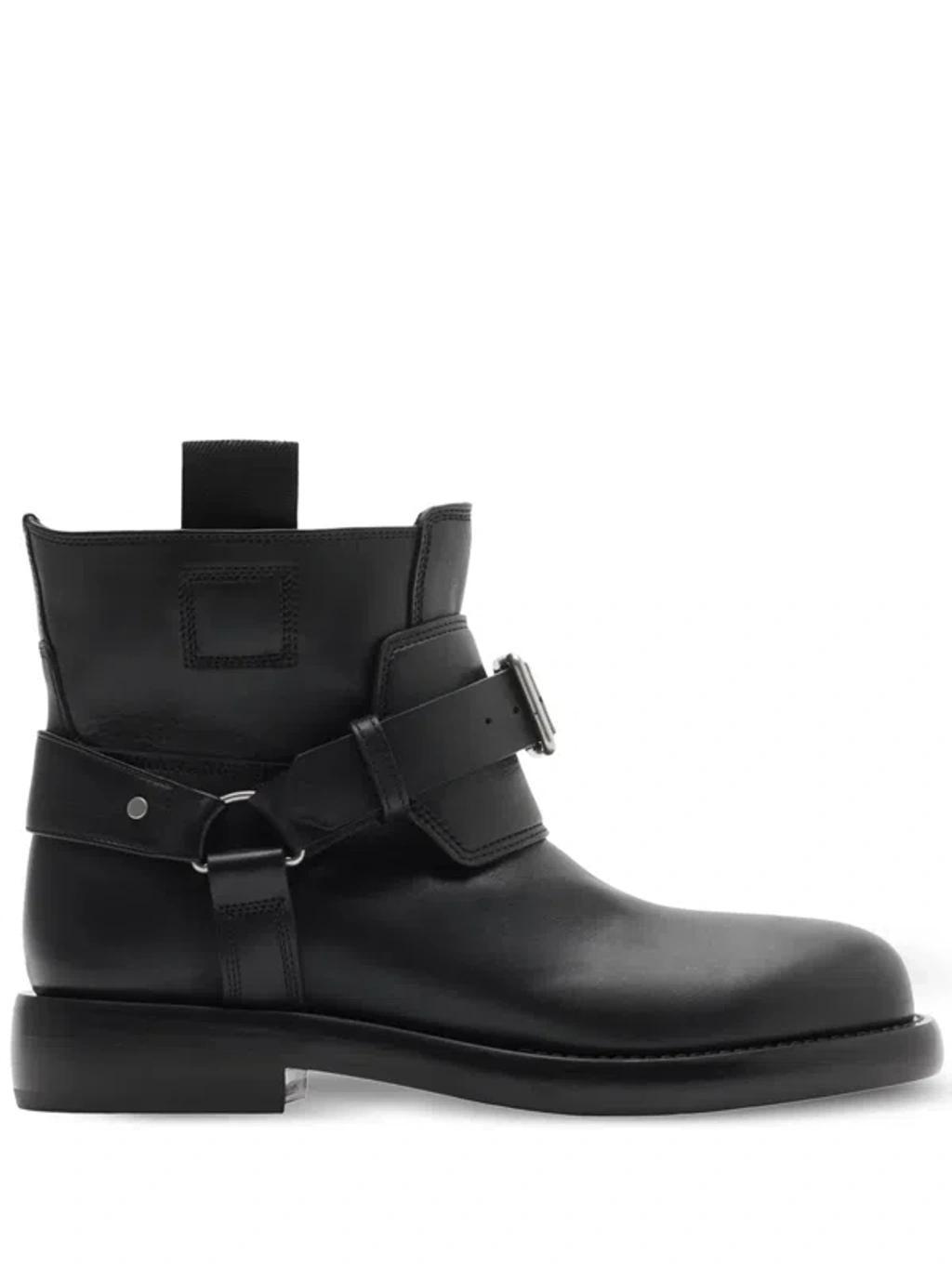 BURBERRY Women Leather Boot In Black product image