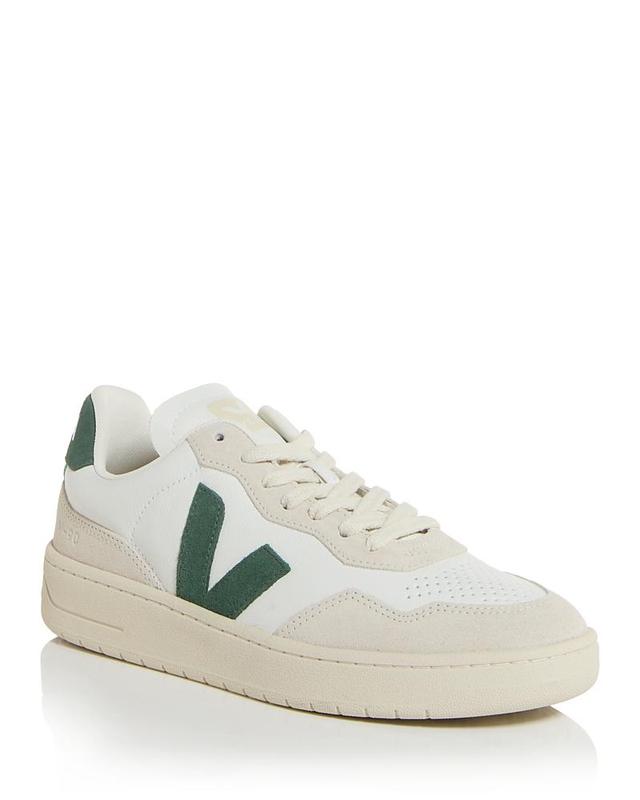 Veja Mens V-90 Low Top Leather Sneakers Product Image