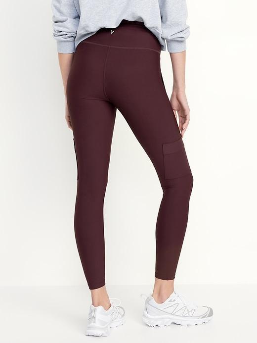 High-Waisted PowerSoft Cargo 7/8 Leggings Product Image