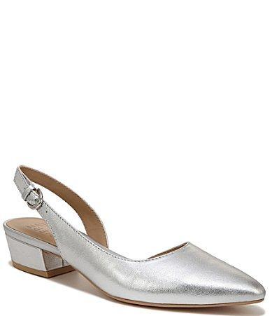 Naturalizer Banks Metallic Leather Slingback Dress Pumps Product Image