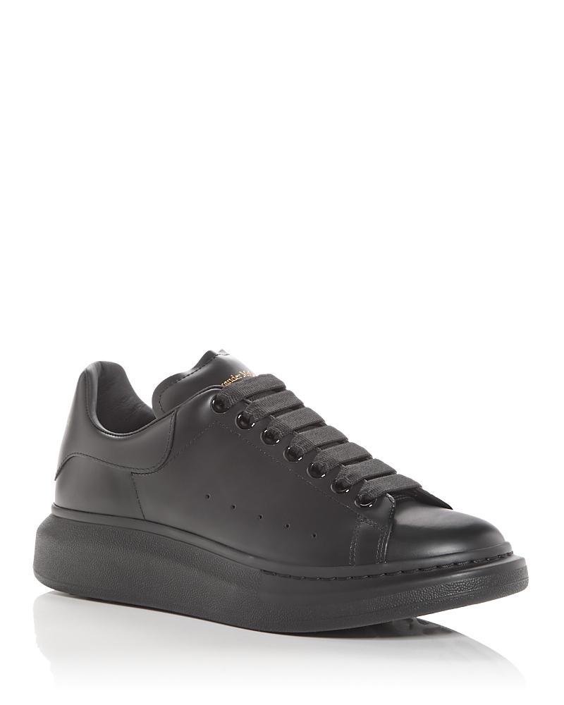 Alexander McQUEEN Mens Oversized Leather Heel Detail Sneakers Product Image