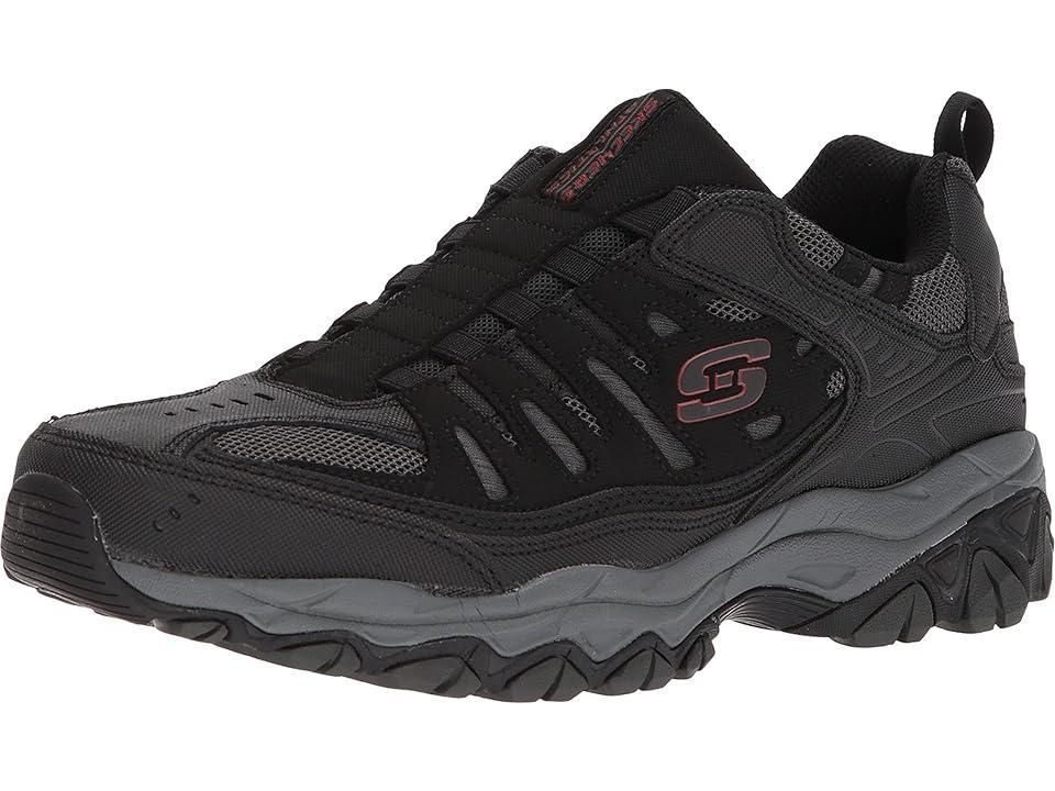 SKECHERS After Burn M. Fit Charcoal) Men's Shoes Product Image