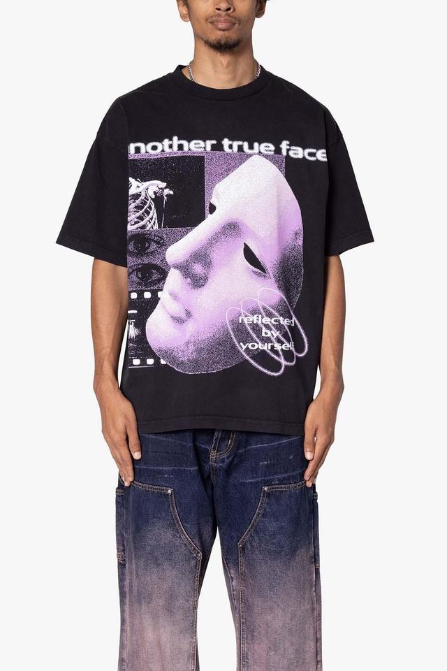 Another True Face Tee - Washed Black Product Image