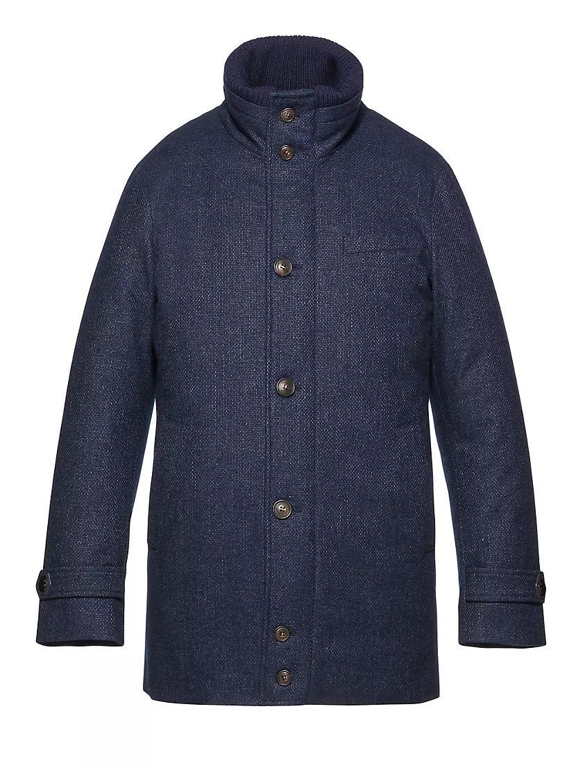 City Active Wool & Cashmere-Stretch Down Parka Product Image