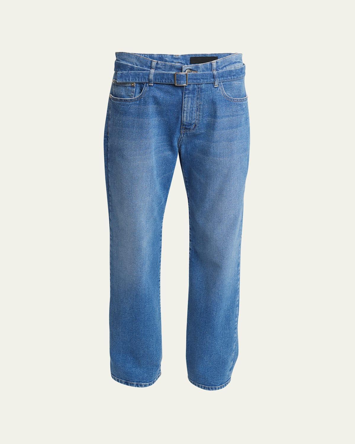 Ellsworth Boyfriend Belted Jeans Product Image