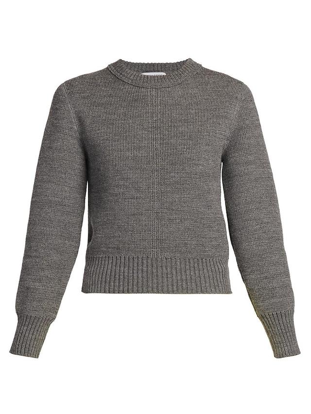 Womens Fitted Wool Sweater Product Image