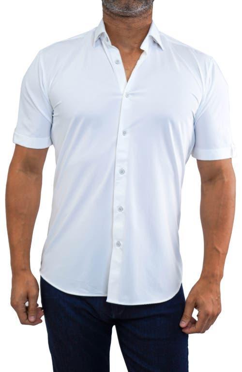 Maceoo Galileo Stretchcore Short Sleeve Performance Button-Up Shirt Product Image