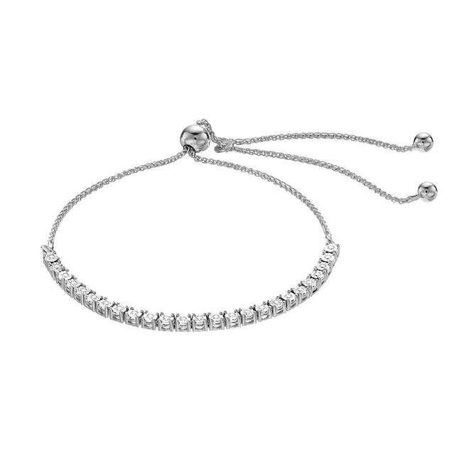 Diamond Brilliance 1/4 Carat T.W. Lab-Created Diamond Adjustable Bracelet, Womens White Product Image