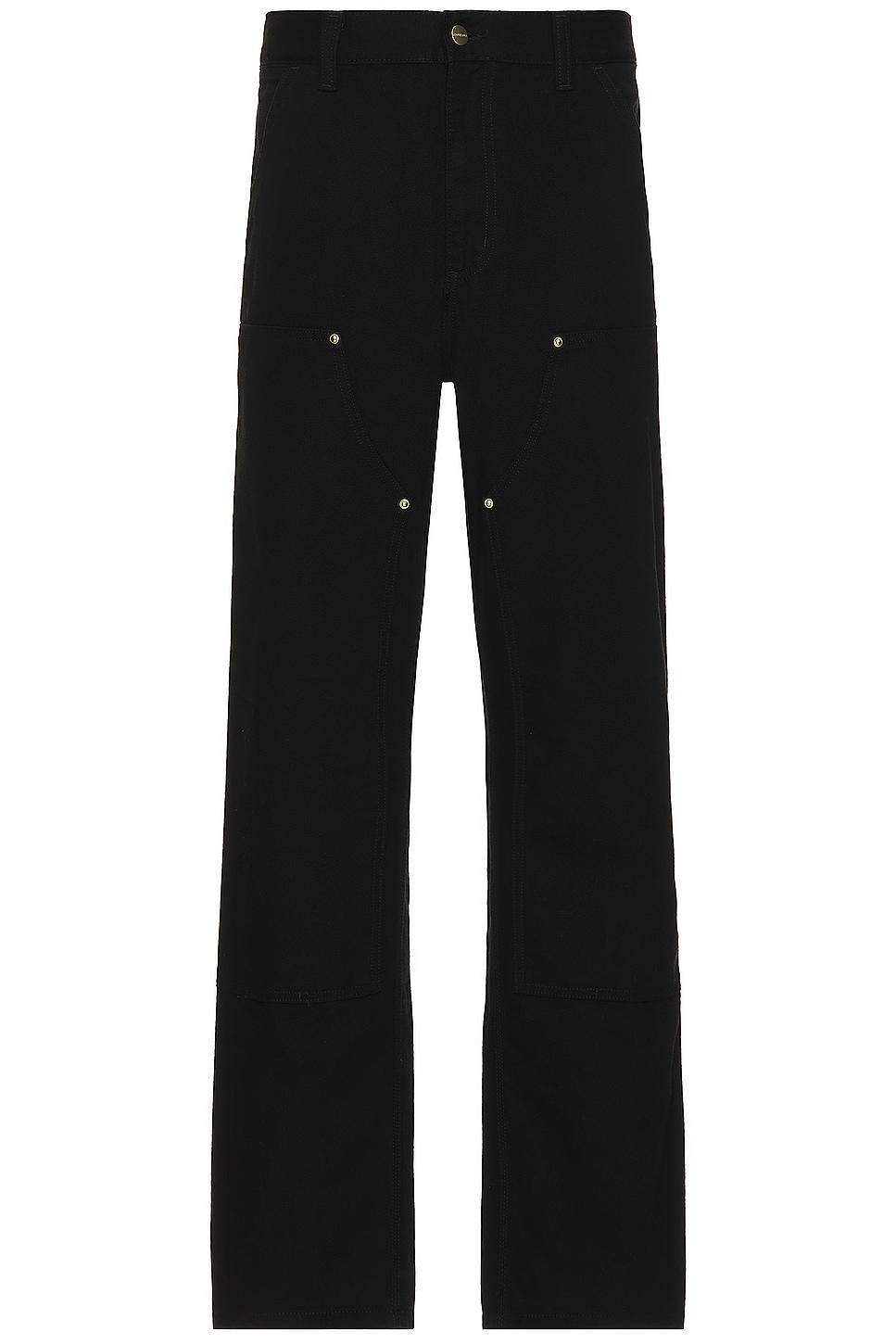 Carhartt WIP Double Knee Pant Black. (also in 30x32, 32, 32x32, 33, 34, 34x32). Product Image