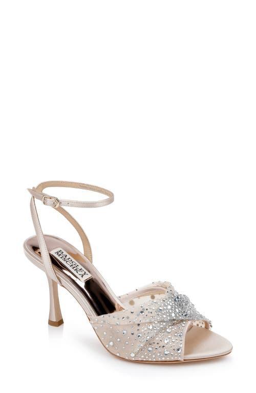 Badgley Mischka Collection Cameryn Embellished Ankle Strap Sandal Product Image