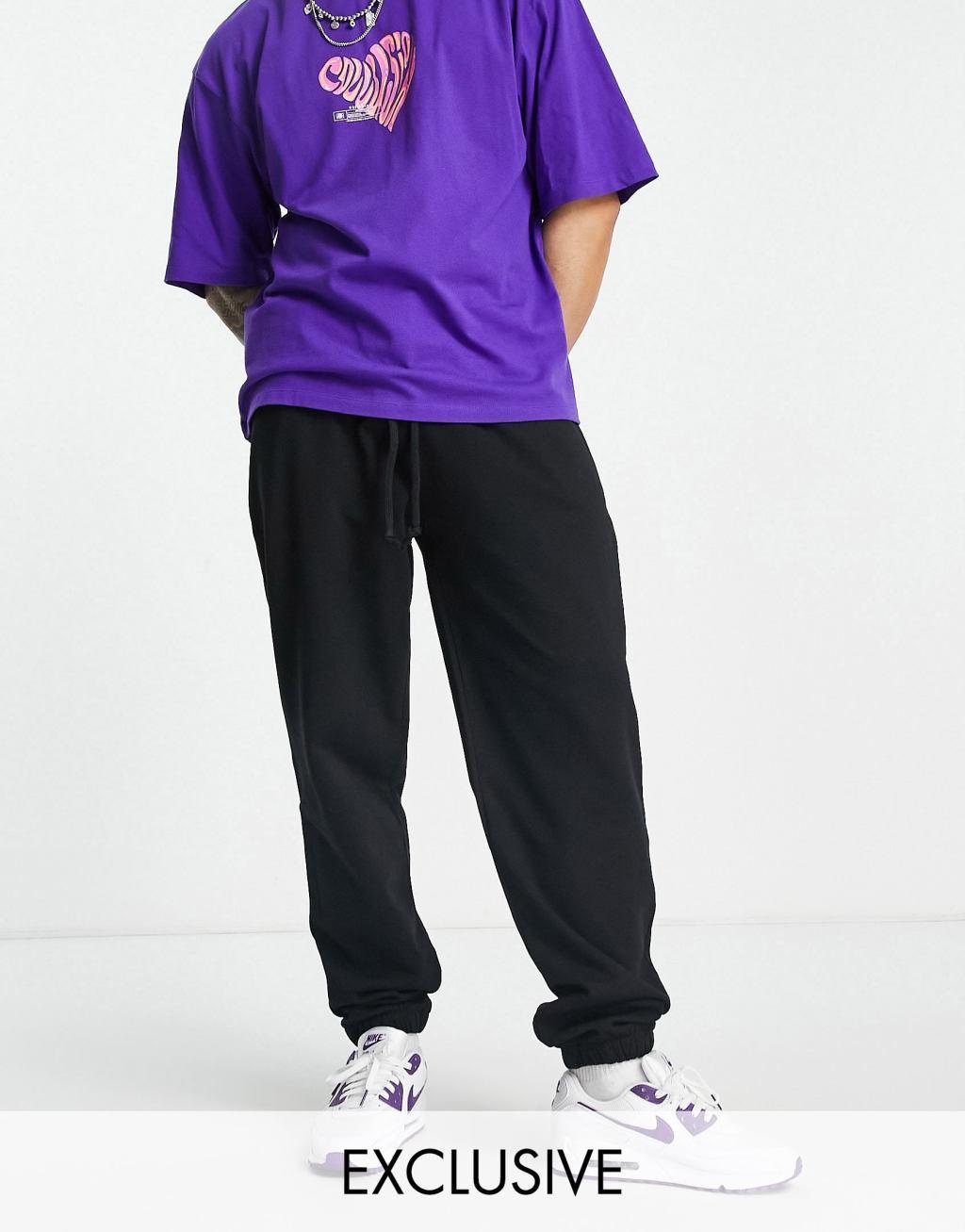 COLLUSION sweatpants in black product image