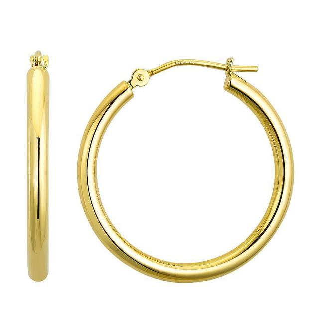 Forever 18K Hoop Earrings, Womens, 18k Gold Product Image