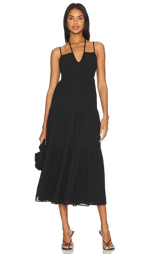 Strappy V Neck Midi Dress Product Image