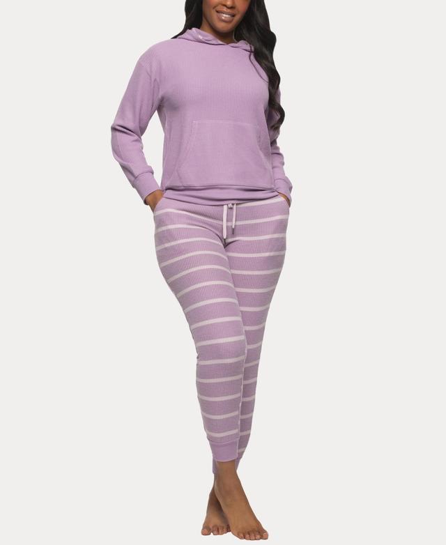 Felina Womens Jolie Pullover Hoodie and Jogger Lounge Set Product Image