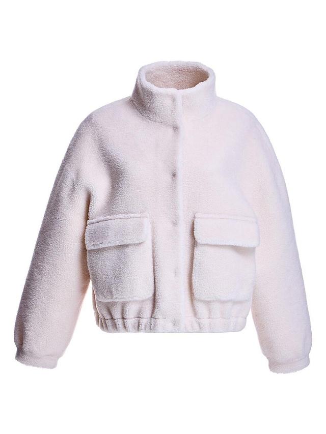 Womens Cropped Lambswool Jacket Product Image