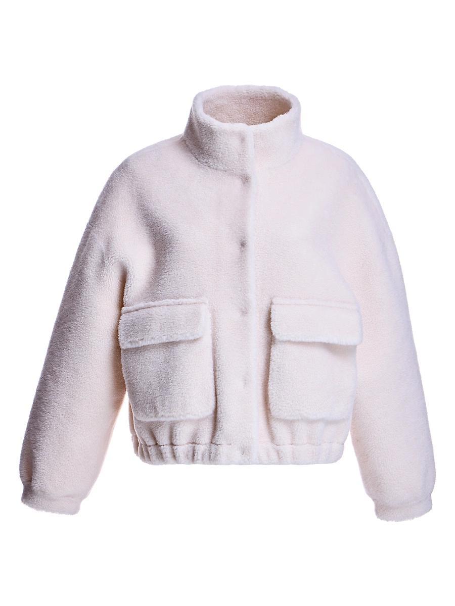 Womens Cropped Lambswool Jacket Product Image