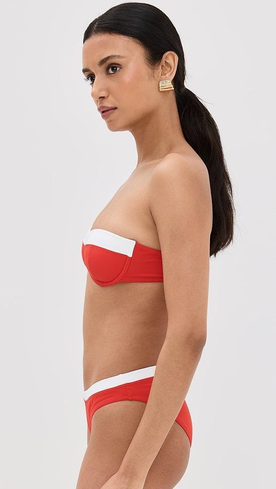 STAUD Jo Balconette Bikini Top | Shopbop Product Image