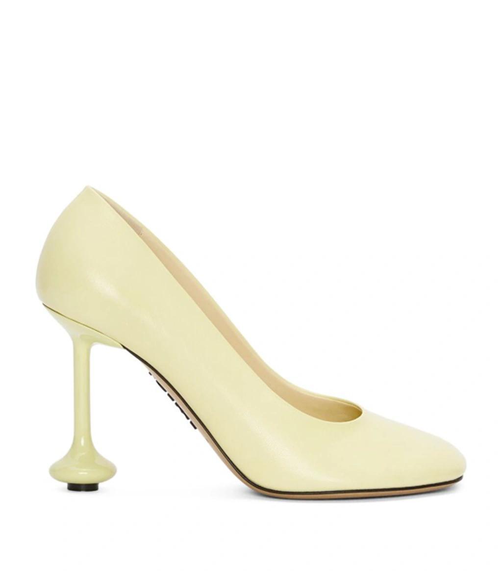 Toy Leather Pumps In White product image