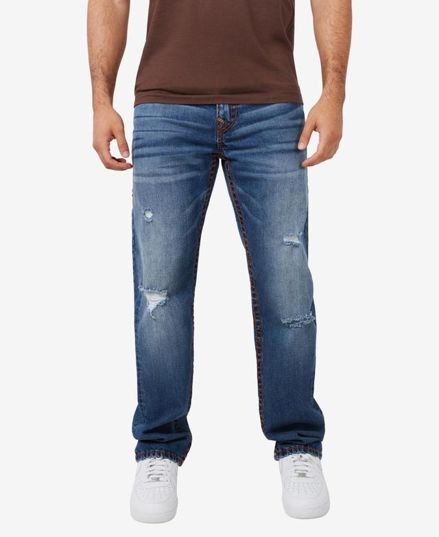 True Religion Mens Ricky Straight Super T Flap Jean Product Image