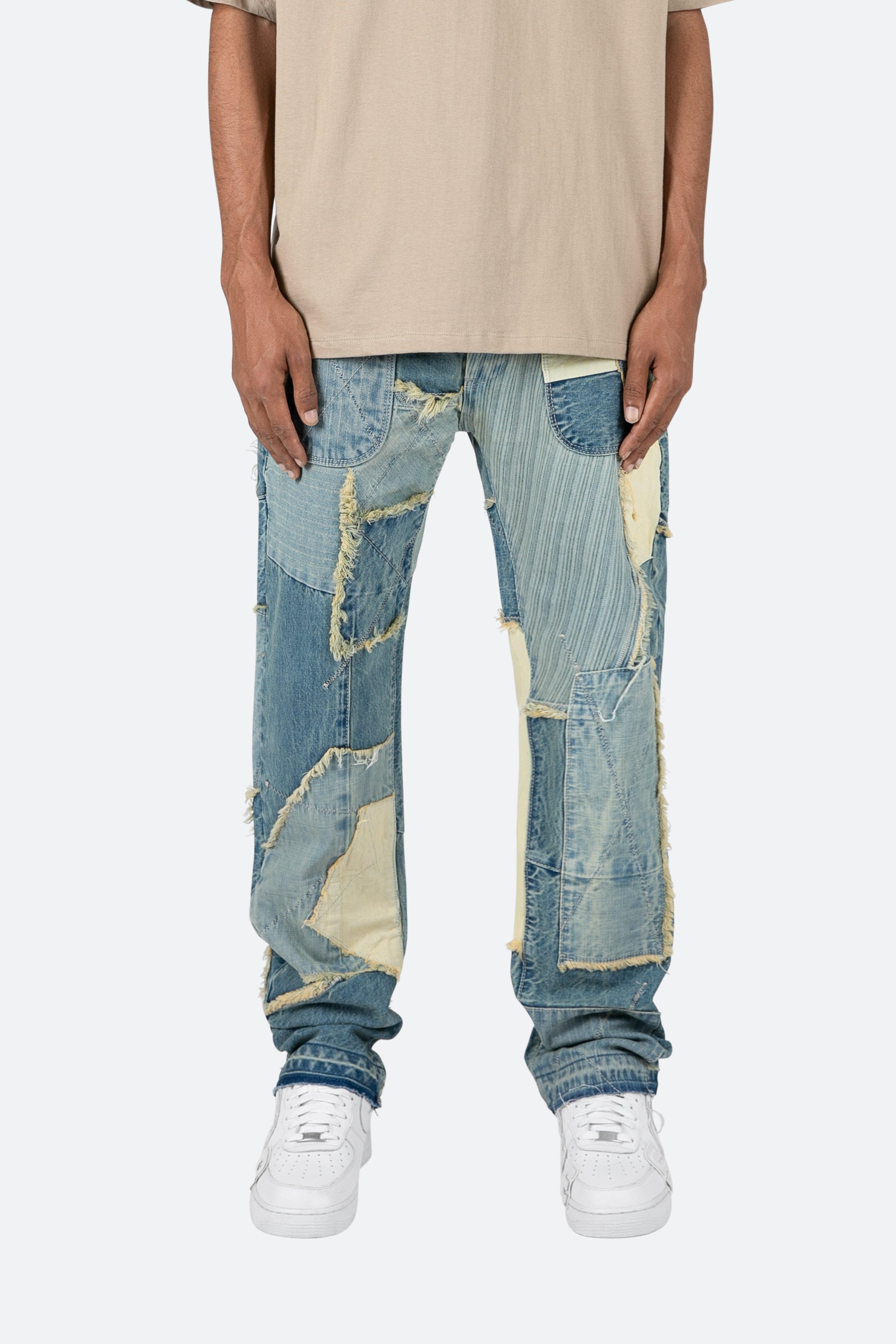 V164 Baggy Denim - Vintage Blue Male Product Image