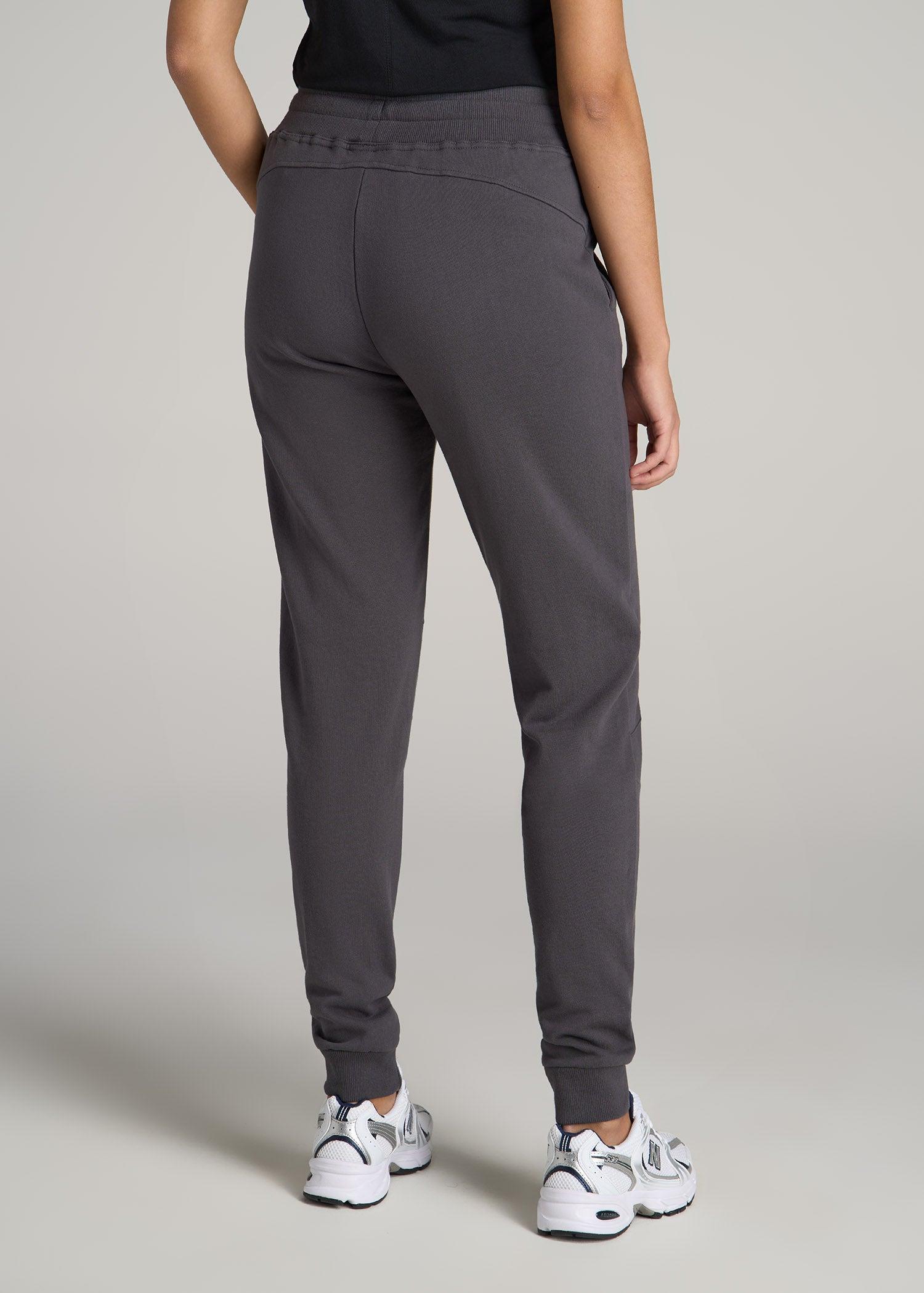 Wearever French Terry Tall Women's Joggers in Charcoal Product Image