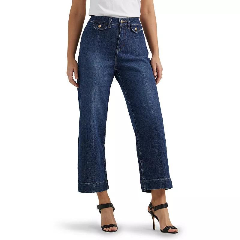 Womens Lee Legendary Wide-Leg Ankle Jeans product image