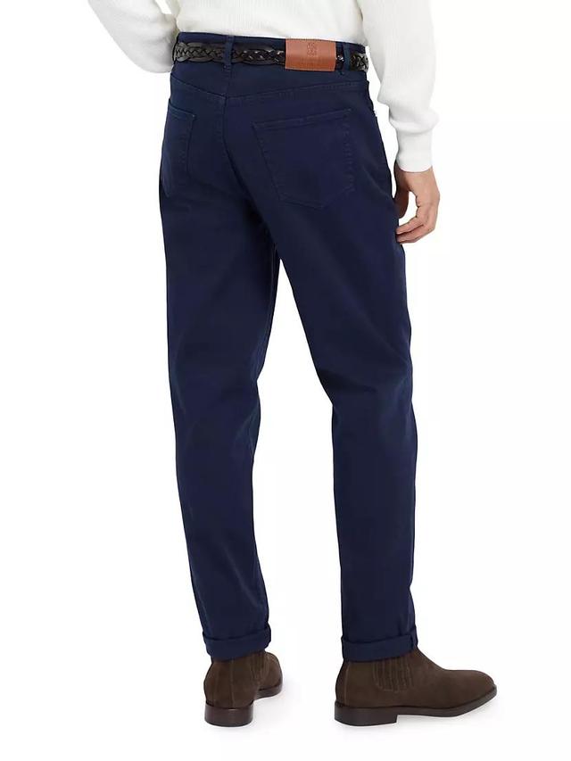 Lightweight Denim Traditional Fit Five Pocket Jeans Product Image