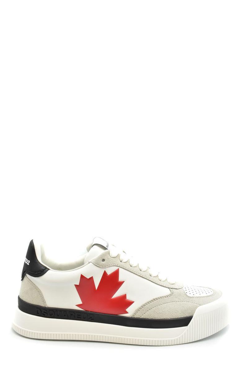 DSQUARED2 Canadian Low-top Sneakers In White Product Image