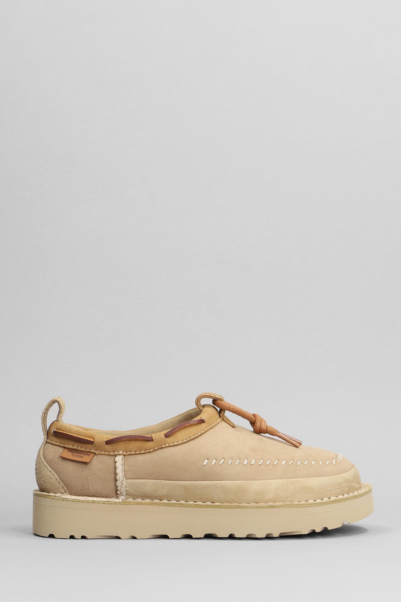 Suede Tasman Crafted Regenerate Slippers In Beige Product Image