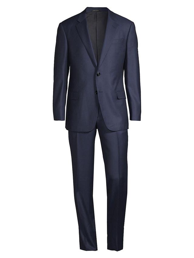 Mens Nailhead Wool Suit Product Image