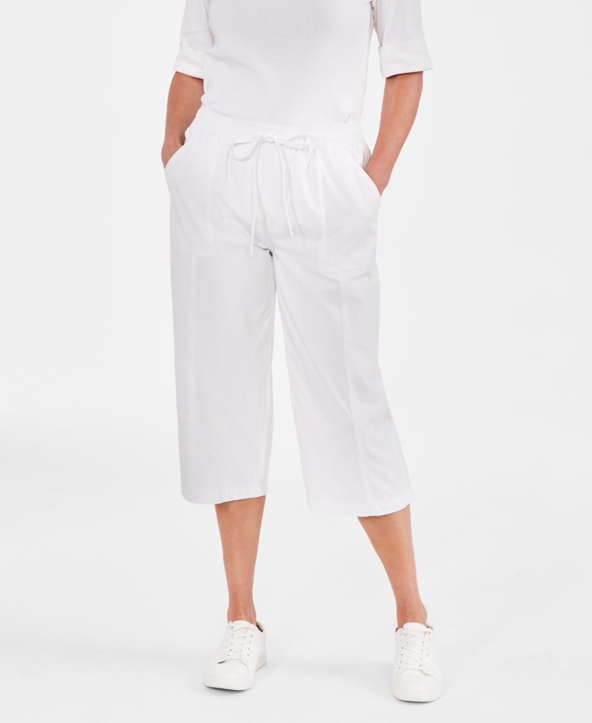 Style & Co Womens Drawstring Capri Pants, Regular & Petite, Created for Macys Product Image