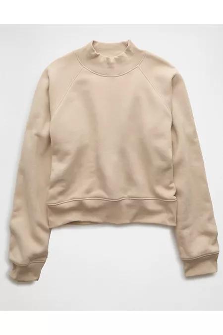 AE Everyday Luxe Mock Neck Sweatshirt Women's Product Image